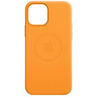 Apple Coque Leather MagSafe Apple iPhone 12 Mini - California Poppy