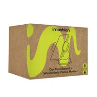 imoshion Support de téléphone pour voiture - Réglable - Tableau de bord et pare-brise - Noir