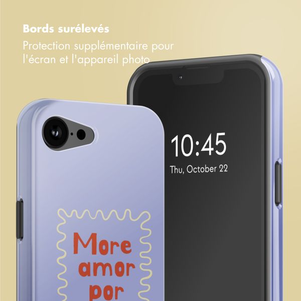 Selencia Coque arrière Vivid avec MagSafe Apple iPhone 16e - More Amor