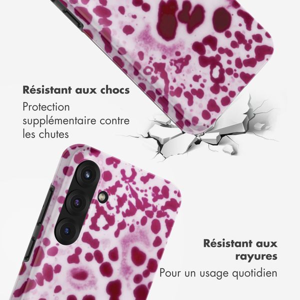 Selencia Coque arrière Vivid Samsung Galaxy S25 FE - Cosmic Orchid