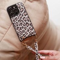 Dutchies Coque avec porte-cartes iPhone 16 Pro Max - Cordon de téléphone non inclus - Suède Léo