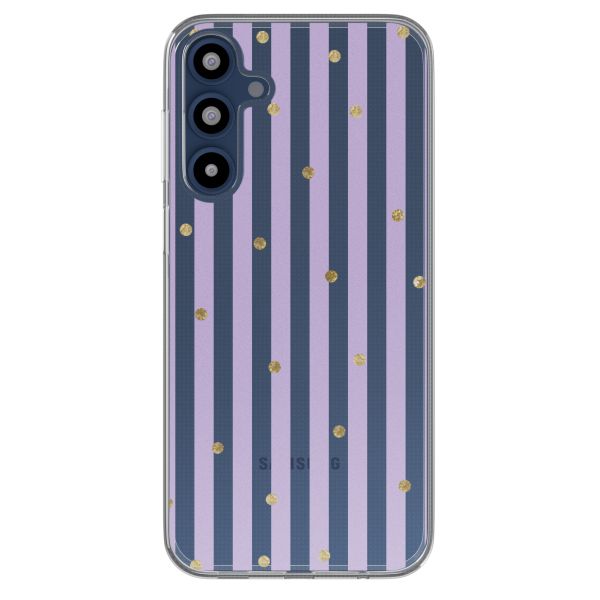 imoshion Coque design pour Samsung Galaxy A16 - Sparkle Lines Lavender