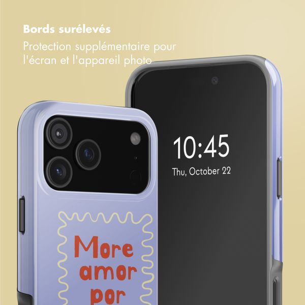 Selencia Coque arrière Vivid avec MagSafe Apple iPhone 17 Pro - More Amor