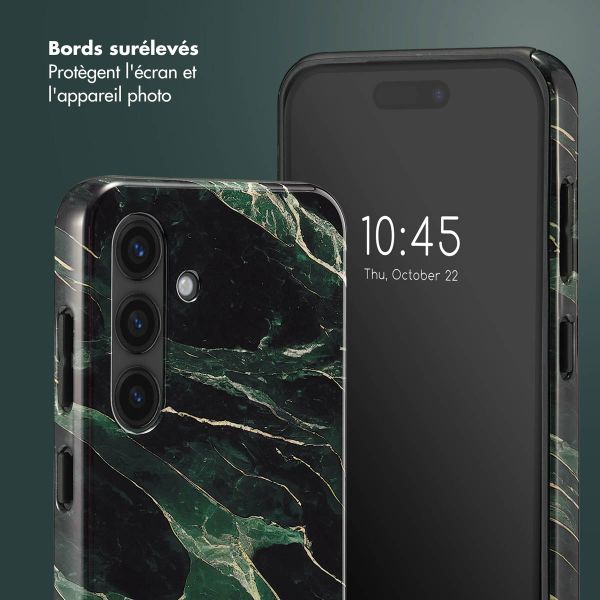 Selencia Coque arrière Vivid Samsung Galaxy S24 Plus - Chic Marble Quartz