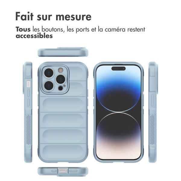 imoshion Coque arrière EasyGrip iPhone 14 Pro - Bleu clair