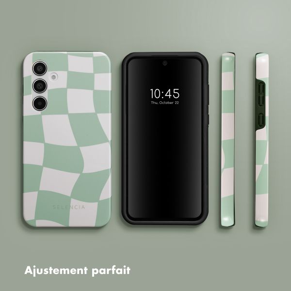 Selencia Coque arrière Vivid Samsung Galaxy A55 - Groovy Sage Green