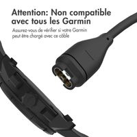 imoshion Câble de chargement USB-A Garmin Watch - 1 mètre