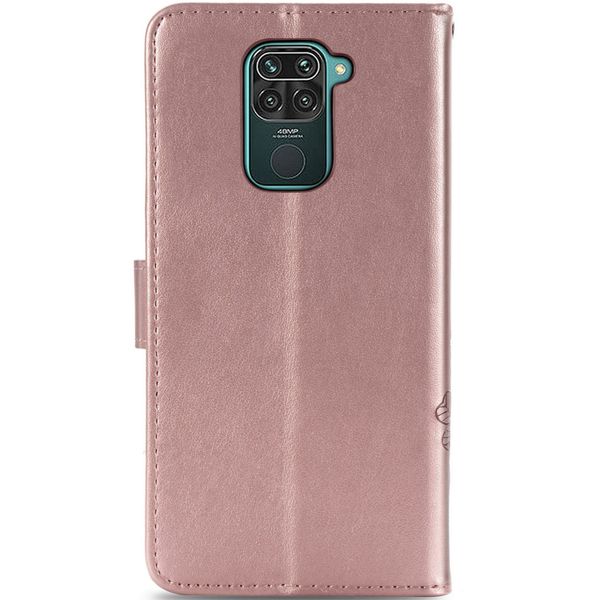 Etui de téléphone Fleurs de Trèfle Xiaomi Redmi Note 9