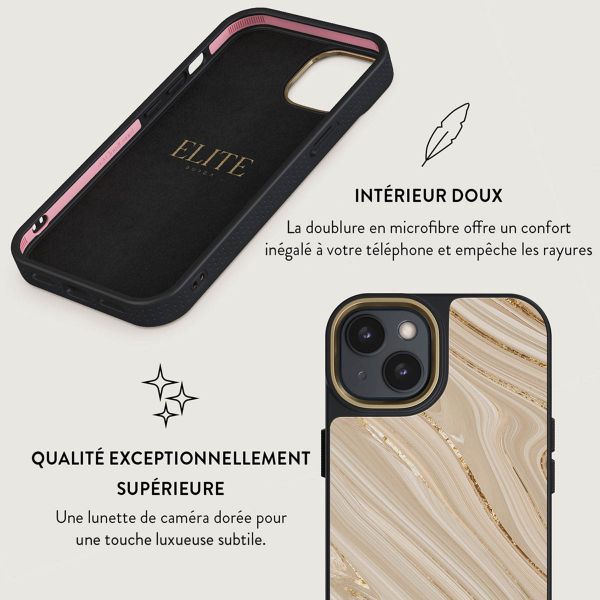 Burga Coque Elite Gold iPhone 15 Plus - Full Glam