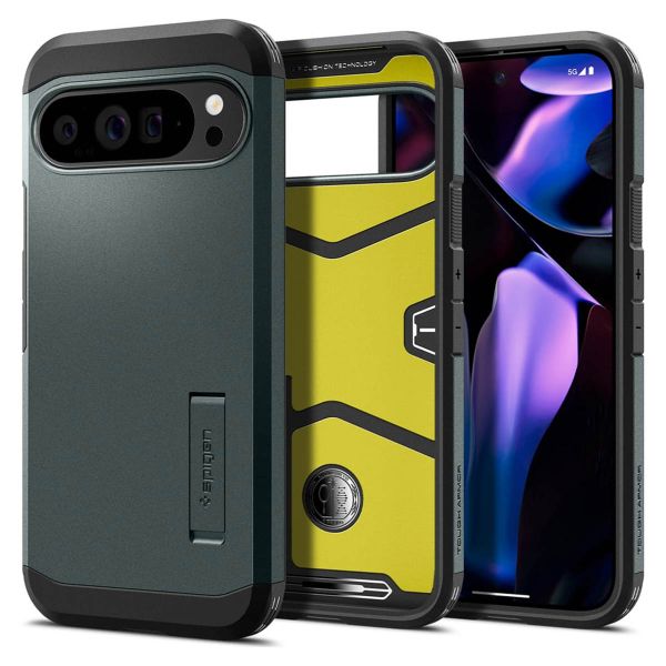 Spigen Coque Tough Armor Google Pixel 9 Pro XL - Abyss Green