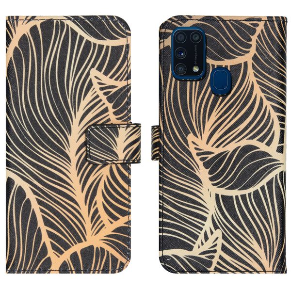 imoshion Coque silicone design Samsung Galaxy M31 - Golden Leaves