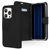 Accezz Étui de téléphone portefeuille Wallet iPhone 15 Pro - Noir