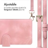 imoshion Etui de télephone portefeuille avec cordon Samsung Galaxy S25 FE - Rose