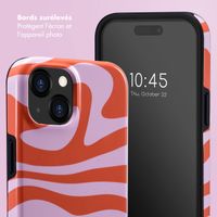 Selencia Coque arrière Vivid Apple iPhone 15 - Dream Swirl Pink