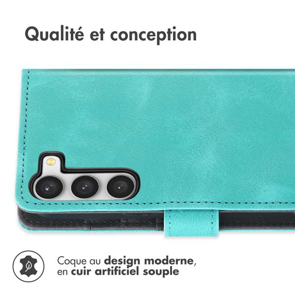 imoshion Etui de télephone portefeuille avec cordon Samsung Galaxy S23 - Turquoise