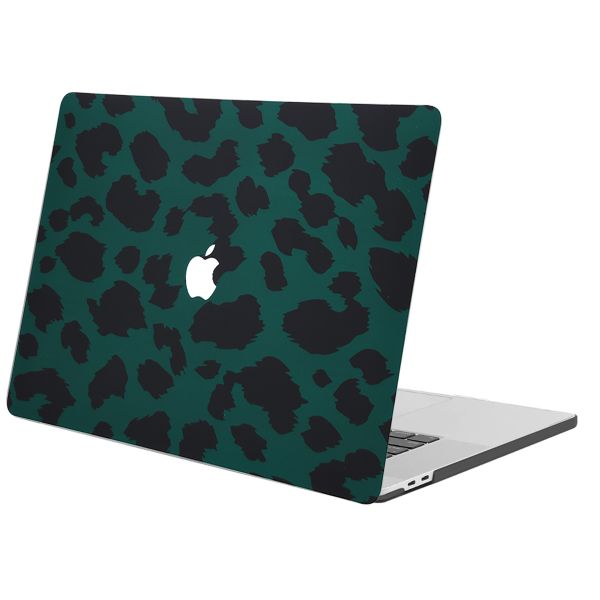 imoshion Coque Design Laptop MacBook Pro 16 pouces (2019) - A2141 - Green Leopard