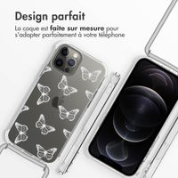 imoshion Coque Design avec cordon iPhone 12 (Pro) - Butterfly