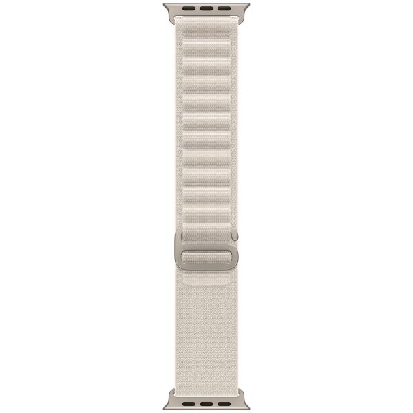 Apple Alpine Loop Band Apple Watch Series 1-10 / SE / Ultra (2) - 42/44/45/46/49 mm - Taille L - Starlight