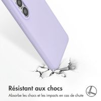 Accezz Coque Liquid Silicone avec MagSafe Samsung Galaxy S26 Ultra - Violet