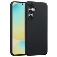 Accezz Coque Liquid Silicone avec MagSafe Samsung Galaxy S25 FE - Noir