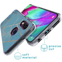 imoshion Coque Design Samsung Galaxy A40 - Blue Graphic