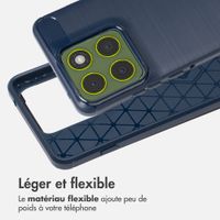 imoshion Coque Brushed Motorola Edge 70 - Bleu foncé