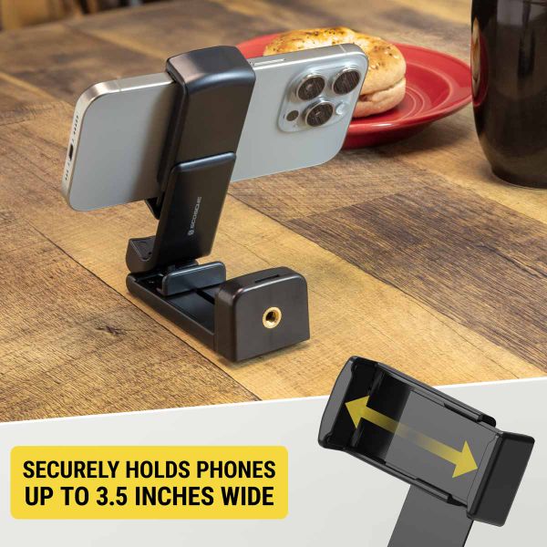 Scosche Travel Mount - Support téléphone – Réglable – À pince – Noir