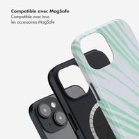 Selencia Coque arrière Vivid Tough avec MagSafe iPhone 14 - Nature Grayed Jade