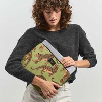 Wouf Daily Pochette ordinateur 13-14 pouces - Olive Leopard