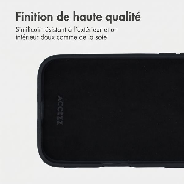 Accezz Coque arrière Edge avec MagSafe Samsung Galaxy S25 - Noir