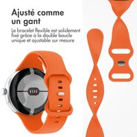 imoshion Bracelet en silicone Google Pixel Watch 3 - 45 mm - Taille L - Orange