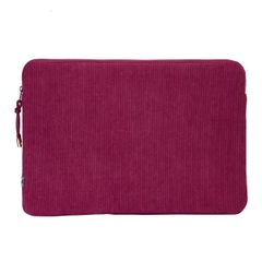 Selencia Pochette ordinateur Corduroy 15-16 pouces - Dark Rose