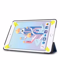 imoshion Coque tablette Trifold Apple iPad Mini 5 (2019) / Mini 4 (2015) - Bleu foncé