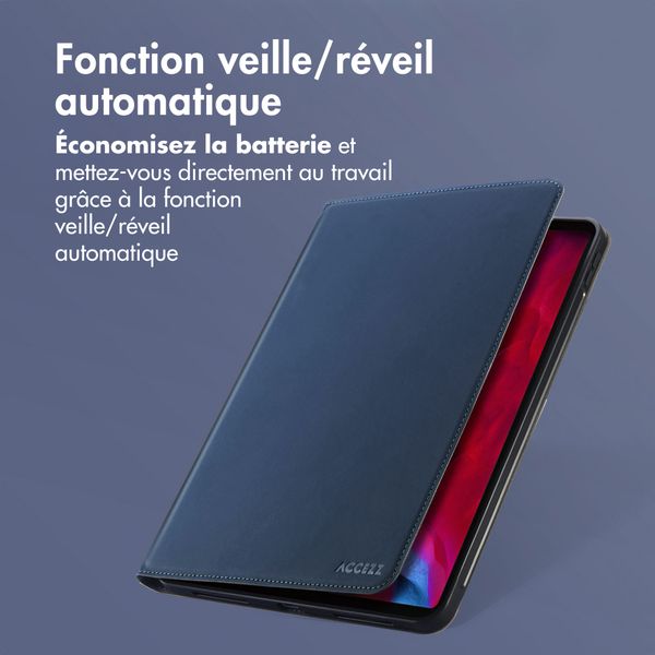 Accezz Coque tablette Classic Apple iPad Pro 11 (2022 / 2021 / 2020 / 2018) - Bleu foncé