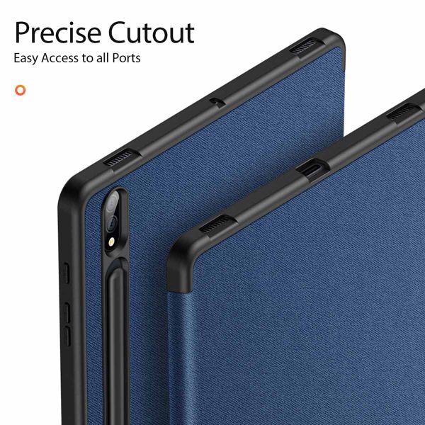 Dux Ducis Coque tablette Domo Samsung Galaxy Tab S8 Plus / S7 Plus - Bleu