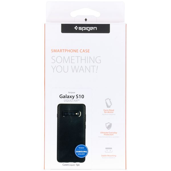 Spigen Coque Liquid Air™ Samsung Galaxy S10 - Noir
