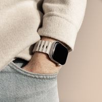 Accezz Bracelet Ocean Apple Watch Series 1 - 9 / SE (38/40/41 mm) | Series 10 / 11 (42 mm) - Lumière stellaire