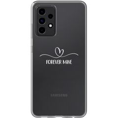 Coque avec votre propre photo et/ou texte Samsung Galaxy A52(s) (5G/4G) - Sierlijk hartje