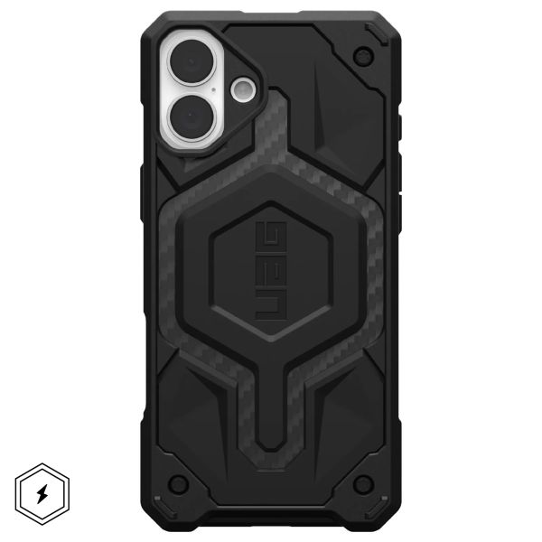 UAG Coque arrière Monarch Pro Apple iPhone 16 Plus - Carbon Fiber