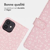imoshion Étui de télephone portefeuille Design Apple iPhone 11 - Pink Bazaar Flowers