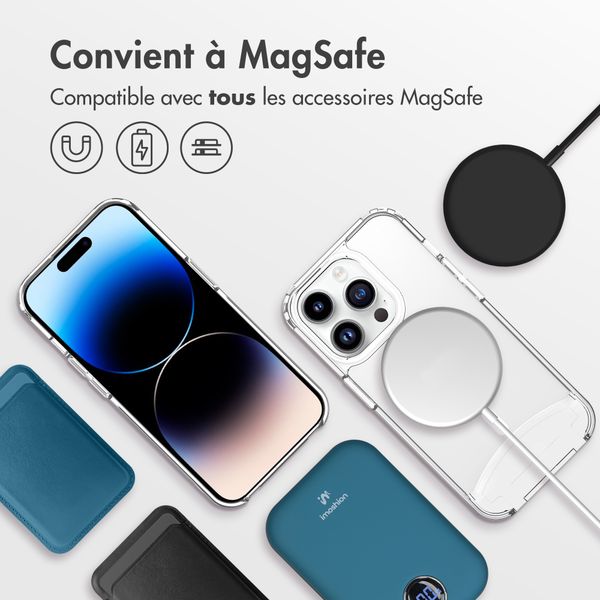 imoshion Coque MagSafe avec cordon amovible Apple iPhone 14 Pro - Transparent