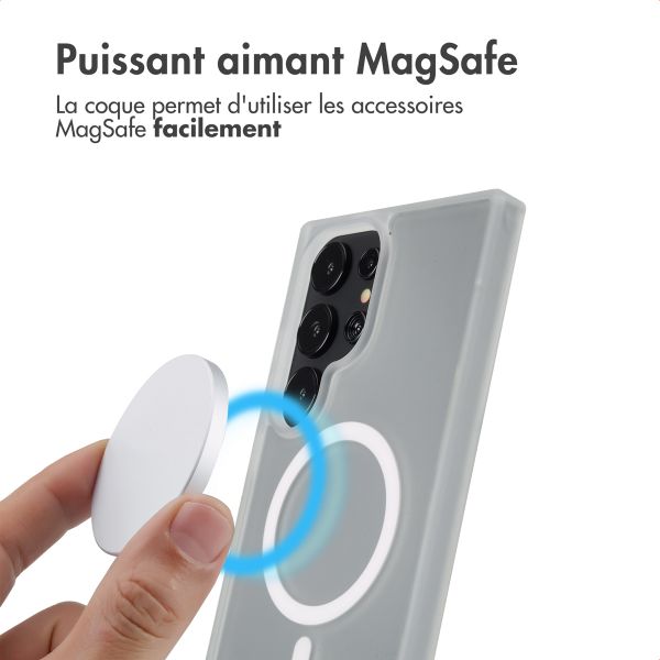 imoshion Coque Color Guard avec MagSafe Samsung Galaxy S24 Ultra - Blanc