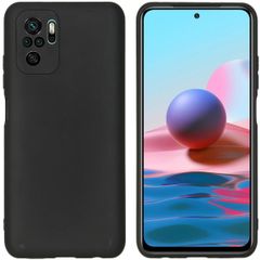 imoshion Coque Couleur Xiaomi Redmi Note 10 (4G) / Note 10S - Noir