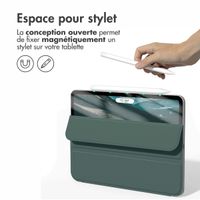 imoshion Magnetic etui de téléphone portefeuille iPad Air 13 pouces (2025) M3 / (2024) M2 - Vert foncé