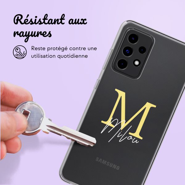 Coque avec votre propre photo et/ou texte Samsung Galaxy A52(s) (5G/4G) - Letter