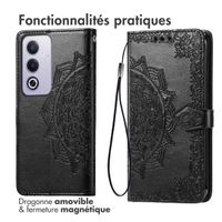 imoshion Etui de télephone Mandala Oppo A80 5G - Noir
