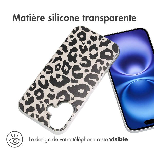 imoshion Coque Design iPhone 16 - Leopard