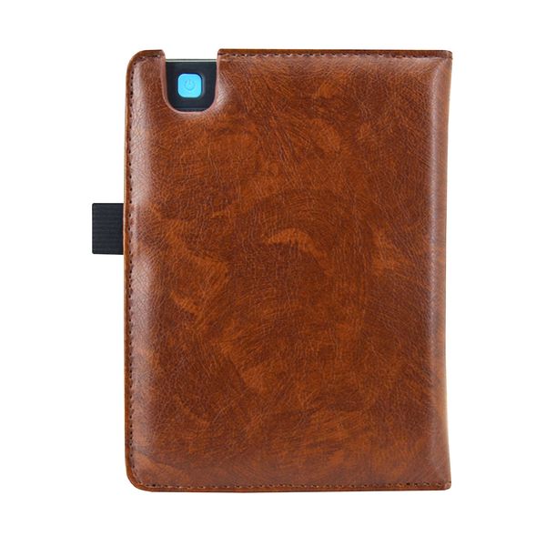 imoshion Etui portefeuille Luxe unie Kobo Aura Edition 2 - Marron