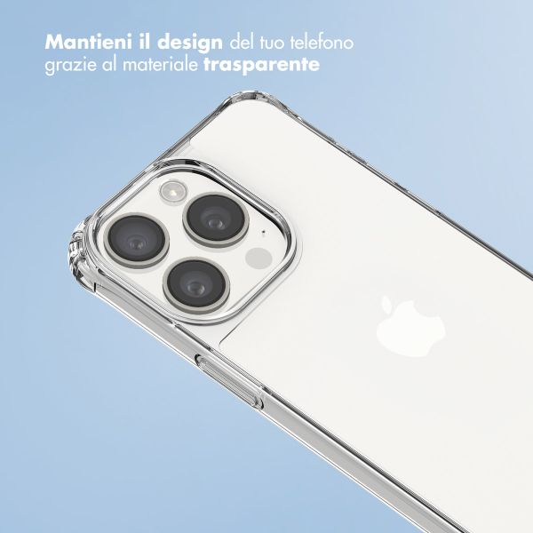imoshion Coque avec dragonne + bracelet Apple iPhone 15 Pro - Perles Cœurs