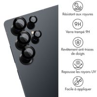 imoshion Lot de 2 protections d'objectif de caméra Samsung Galaxy S25 Ultra - Titanium Black